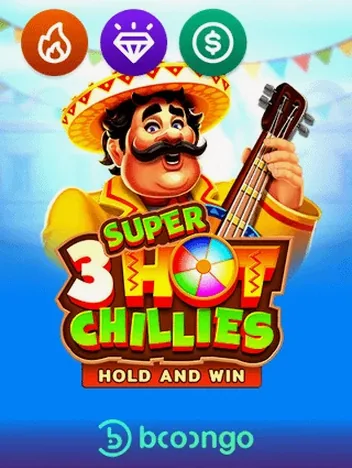 Gokkast 3 Super Hot Chillies van 3Oaks bij Lucky Wheel