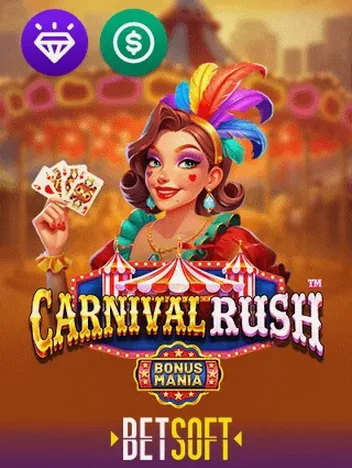 Gokkast Carnival Rush van Betsoft bij Lucky Wheel