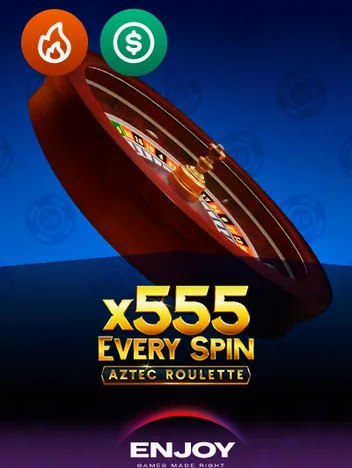 Livetafel Aztec Roulette Enjoy Gaming Live bij Lucky Wheel