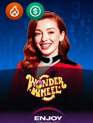 Livetafel Wonder Wheel Enjoy Gaming bij Lucky Wheel